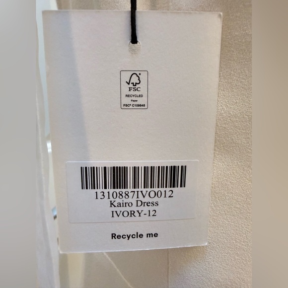 ANTHROPOLOGIE Kairo Dress Ivory - Picture 11 of 15